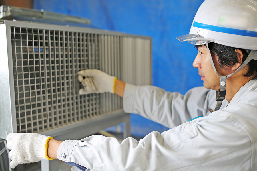 局所排気ダクト工事